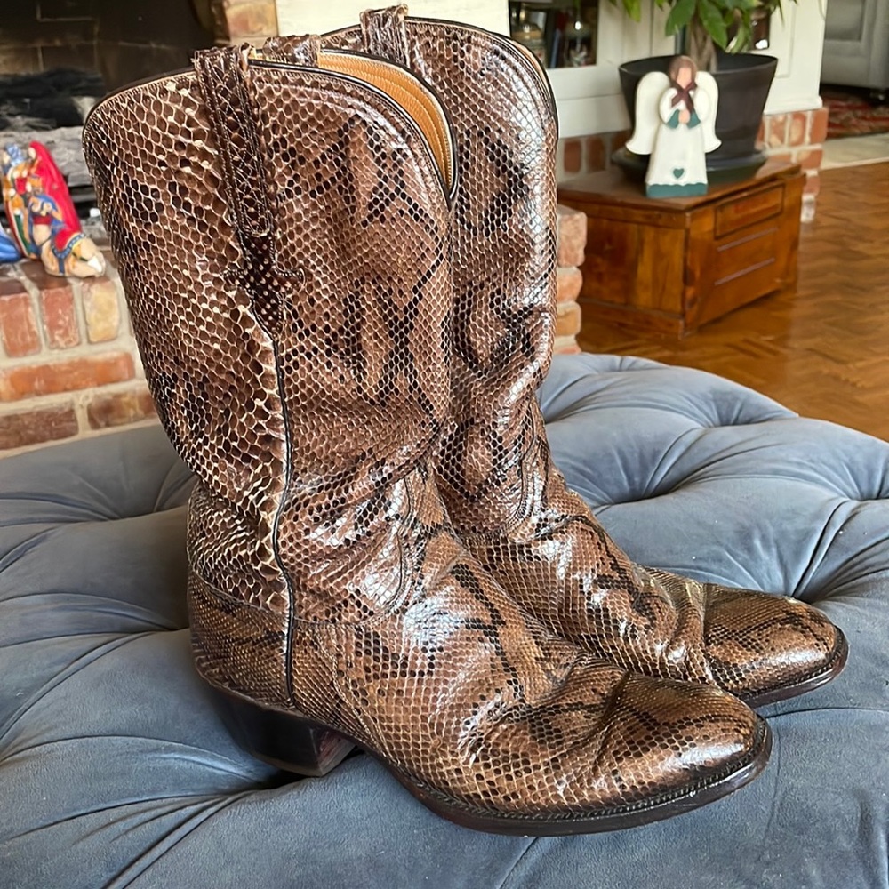 Beautiful Lucchese Snakeskin Boots